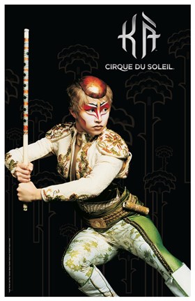 Framed Cirque du Soleil - Ka, c.2004 (twin brother) Print