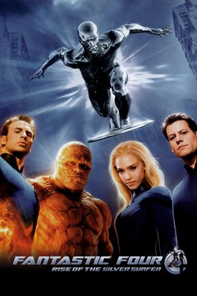 Framed Fantastic Four: Rise of the Silver Surfer Movie Poster Print