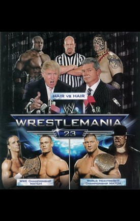 Framed WrestleMania 23 Print