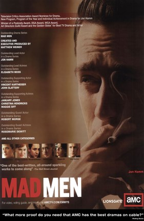 Framed Mad Men (TV) Jon Hamm Print