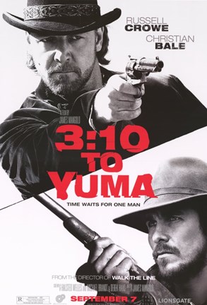 Framed 3:10 to Yuma Black and White Print