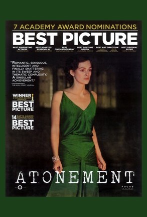 Framed Atonement Best Picture Print