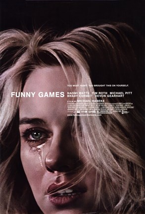 Framed Funny Games - woman crying Print