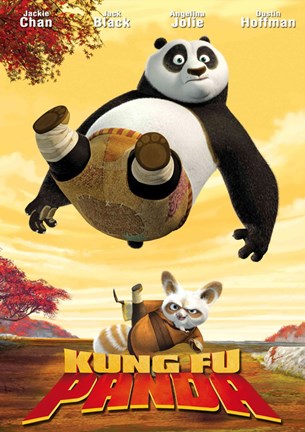 Framed Kung Fu Panda Uh Oh! Print
