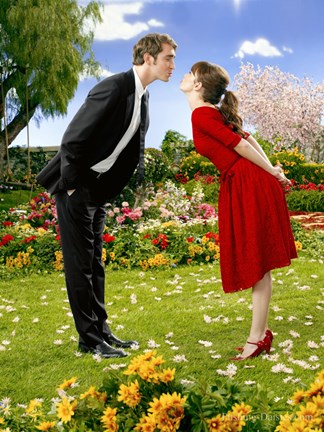 Framed Pushing Daisies Ned and Charolette Print