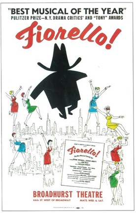 Framed Fiorello (Broadway) Print