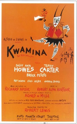 Framed Kwamina (Broadway) Print