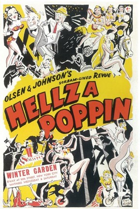 Framed Hellzapoppin (Broadway) Print