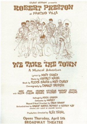 Framed We Take The Town (Broadway) Print