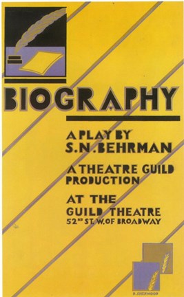 Framed Biography (Broadway) Print