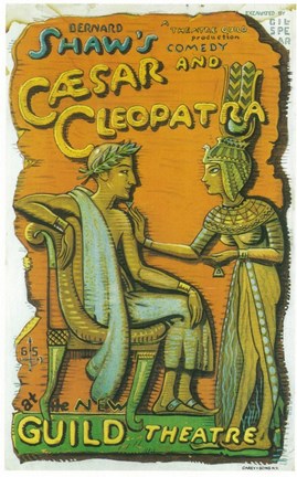 Framed Caesar And Cleopatra (Broadway) Print