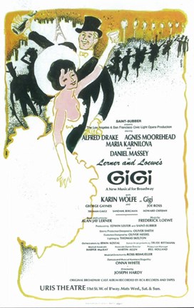 Framed Gigi (Broadway) Print