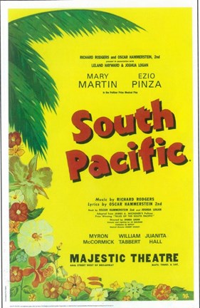 Framed South Pacific (Broadway) Print