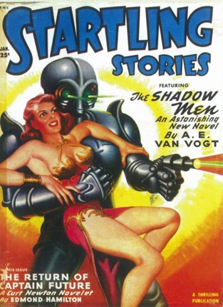 Framed Startling Stories (Pulp) Print