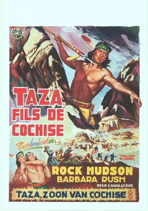 Framed Taza Son Of Cochise Print