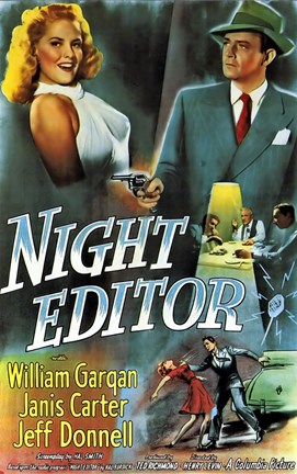 Framed Night Editor Print