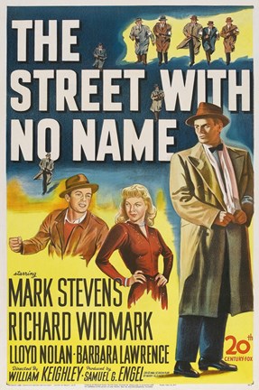 Framed Street With No Name Print