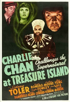 Framed Charlie Chan at Treasure Island Print
