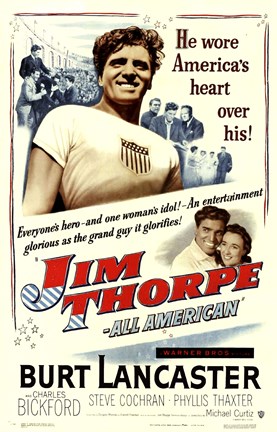 Framed Jim Thorpe - All-American Print