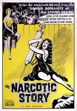 Framed Narcotics Story Print