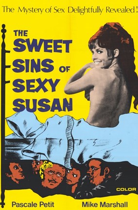 Framed Sweet Sins of Sexy Susan Print