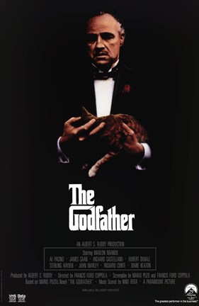 Framed Godfather Movie Poster Print