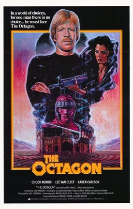 Framed Octagon Movie Print