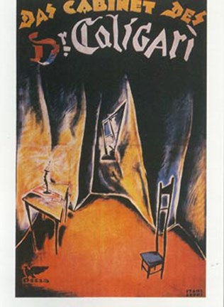 Framed Cabinet of Dr. Caligari - chair Print