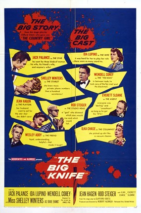 Framed Big Knife - The big cast Print