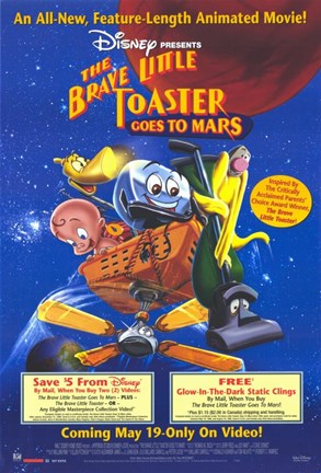 Framed Brave Little Toaster Goes to Mars Print