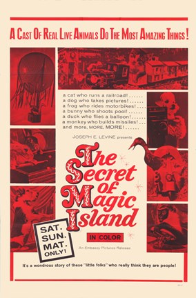 Framed Secret of Magic Island Print