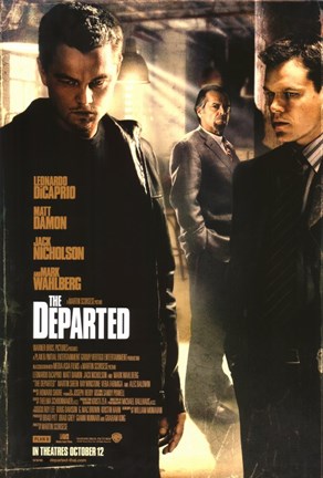 Framed Departed DiCaprio Print