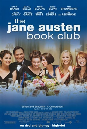 Framed Jane Austen Book Club Print