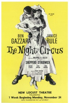 Framed (Broadway) Night Circus Print