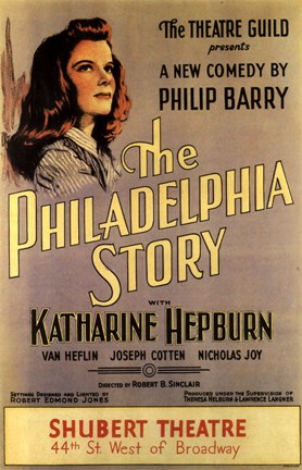 Framed (Broadway) Philadelphia Story Print