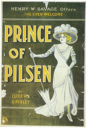 Framed (Broadway) Prince Of Pilsen Print