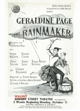 Framed (Broadway) Rainmaker Print
