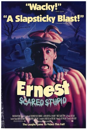 Framed Ernest Scared Stupid Print