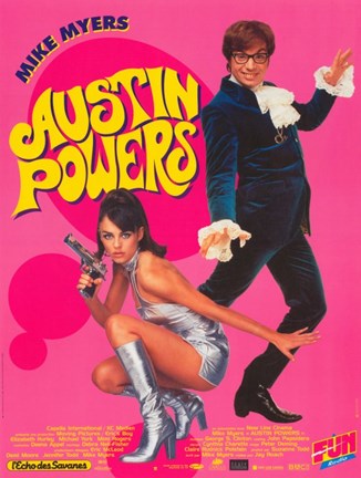 Framed Austin Powers: International Man of Mystery - Myers Print