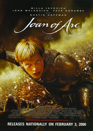 Framed Messenger: The Story of Joan of Arc By Luc Besson Print