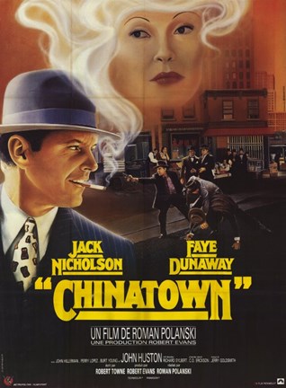Framed Chinatown Jack Nicholson Faye Dunaway Print