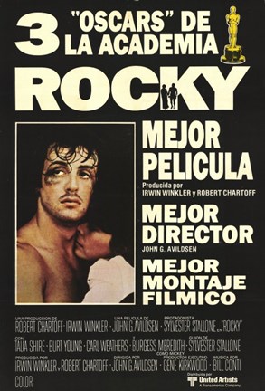 Framed Rocky Spanish Print