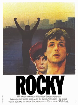 Framed Rocky Cast Print