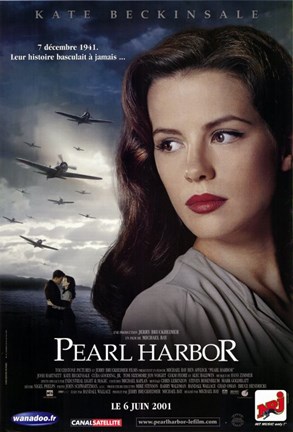 Framed Pearl Harbor Kate Beckinsale Print