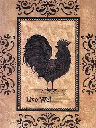 Framed Live Well Print