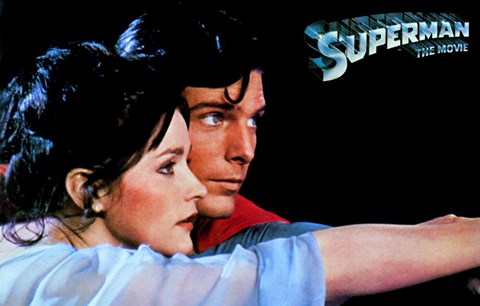 Framed Superman: The Movie Romantic Print
