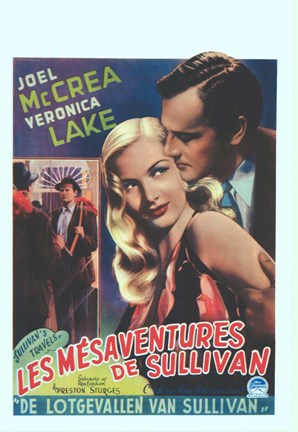 Framed Sullivan&#39;s Travels - Joel McCrea Print