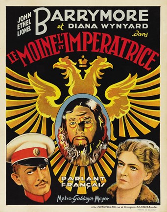 Framed Rasputin and the Empress French Print