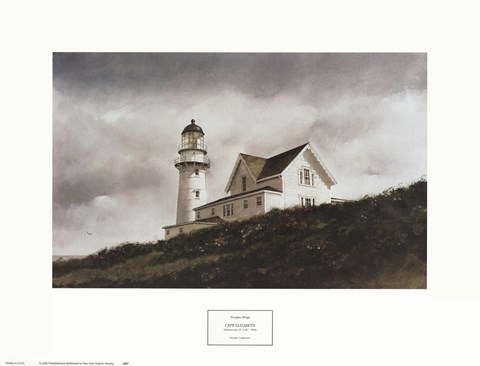 Framed Cape Elizabeth Print