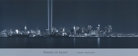 Framed Tower of Light I Print